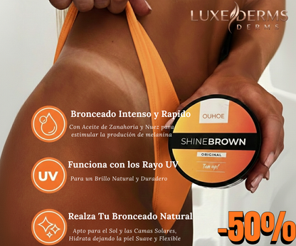 Crema Acelerador Bronceadora Shine Brown Ouhoe