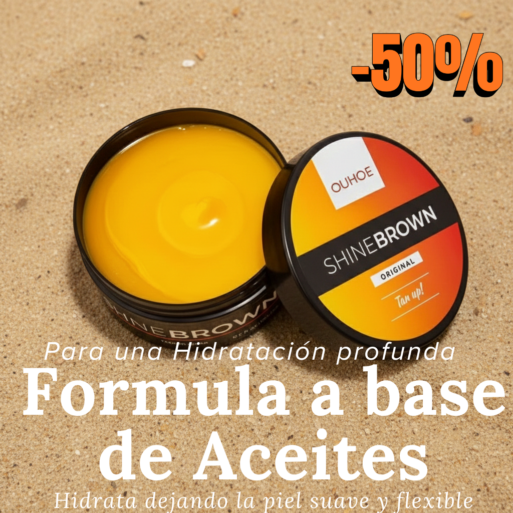 Crema Acelerador Bronceadora Shine Brown Ouhoe